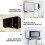 unbranded Microwave Oven Stand over The Range Small Folding Shelf Rack Silver 5