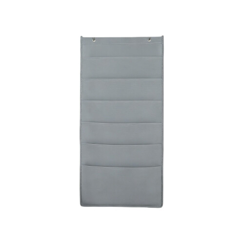 Wall Mounted File Organizer with Multiple Pockets - Non-Woven Fabric Document Holder for Office Home Use - Space Saving Design for Easy Access 1