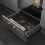 Aluminum Cabinet Pulls Gold Black Oxidation 2 Pack 6