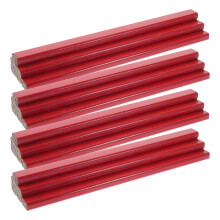 20 Pcs Octagonal Woodworking Marking Pencils Resilient Carpenter Bulk Heavy Duty Tools Red Student