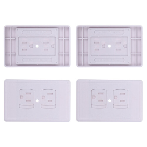 unbranded 4 Pcs Wall Plug Protector Socket Protective Covers Protection Cap Child 2