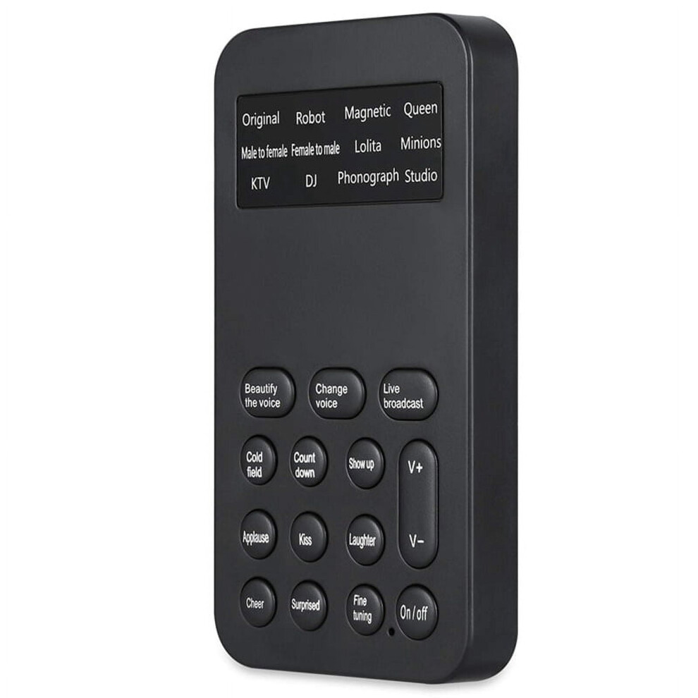 Voice Changer Handheld Microphone Voice Changer (S9) Black 9485826305248