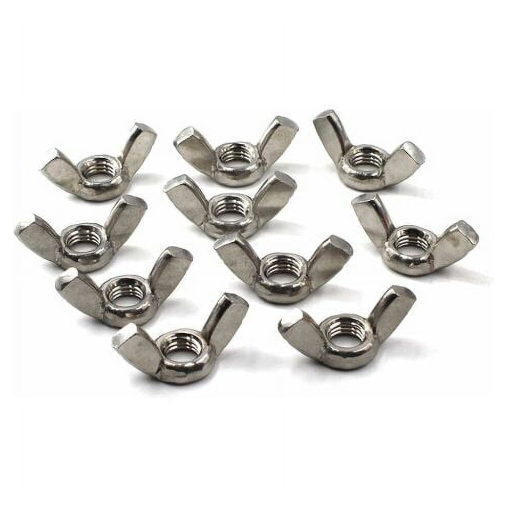 M10 Wing Nut 304 Stainless Steel Threaded Nut Hand Twisted Nut (Pack Of 20) Whwy 9193271611837