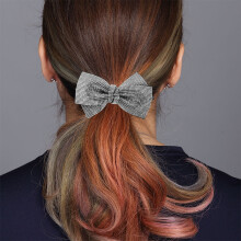 2 funkelnde Strass-Haarspangen mit Schleife, große, glänzende Haarschleifen, Haarschleifen für Mädchen, stylische Haarspangen mit Schleife