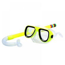 Snorkelset voor kinderen, zwembril, semi-droge snorkeluitrusting voor jongens en meisjes, junior snorkeluitrusting, leeftijd 4+