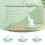 Ceramic jewelry storage tray elephant ring holder green 7