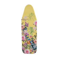 SHERWOOD Ironing Board Cover 124 x 38cm 100% Cotton Cover with Thick Felt Resists Scorching and Staining Adjustable Size Iron Board Cover (Bluebird