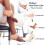 Silicone Heel Protector, Strong and Breathable Heel Protectors, Heel Cups for 7