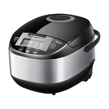Midea Multifunctional Rice Cooker With Steamer (10 cup, 1.8 litre) 11 Multicooker functions, LED display, Warmer, Timer, Non-Stick Removable Inner Pot