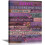 Affiche encadrée 12" x 16" avec papillons violets - Message de motivation 1