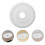 FRCOLOR White Ceiling Medallion for Modern Light Fixture Decor 4