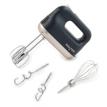 Salter Marino Hand Mixer ? 250W Food Kitchen Whisk, Stainless Steel Twin Beaters, Dough Hooks & Balloon Whisker. 5 Self-Control Speeds & Turbo Boost,