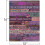 Affiche encadrée 12" x 16" avec papillons violets - Message de motivation 2