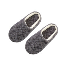 Lukket tå-tøfler, lette, myke og koselige hjemmetøfler for unisex slip-on, komfortable, vaskbare bomullstøfler for soverommet, størrelse 5.5-9