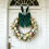 Easter Bunny Ear Bow Decor Green Fabric 15.74 Inch 4