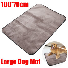 TOYMYTOY Black Waterproof Pet Blanket for Outdoor Use Soft Comfortable Mat for Dogs