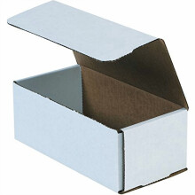 BM843 8"L x 4"W x 3"H, White (Pack of 50)