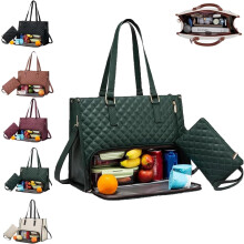 Packuum 3-in-1 draagtas voor dames met ruimte voor een 15,6-inch laptop