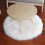 Oxodoi Modern Plush White Solid Print Area Rugs, 23.6" 5