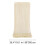 Chemin de table en gaze plissée beige, 3 m 3
