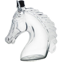 Καράφα Ουίσκι Horse Head 350ml Διαφανές Γυάλινο