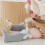 Κάλτσες μέχρι το γόνατο για νεογέννητα, βαμβακερές, σετ των 3 τεμαχίων 4