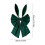 Easter Bunny Ear Bow Decor Green Fabric 15.74 Inch 2