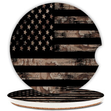 Vintage Baseball Ceramic Car Coasters (6.5 cm)