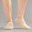 Gepolsterte, unsichtbare Damensocken, niedrig geschnitten, 4 oder 6 Paar 8