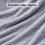 Grey Flannel Fleece Throw Blanket 100% Polyester 5