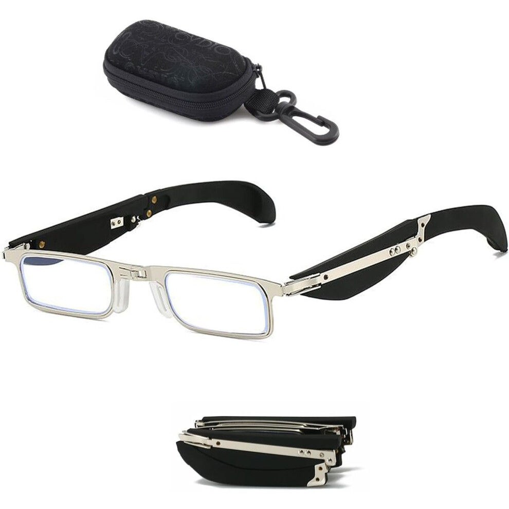Blue/Light Foldable Anti- Reading Glasses Â Progressive