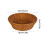 Round plastic bread basket wicker style1piece 3
