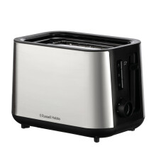 Russell Hobbs Toaster 2 Slice (Extra Wide slots, 6 Browning levels, High-Lift, Frozen, Reheat & Cancel function, Lift & Look, Removable crumb tray,