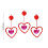LED Valentinsdagsgardinlys med sugekopper520 3