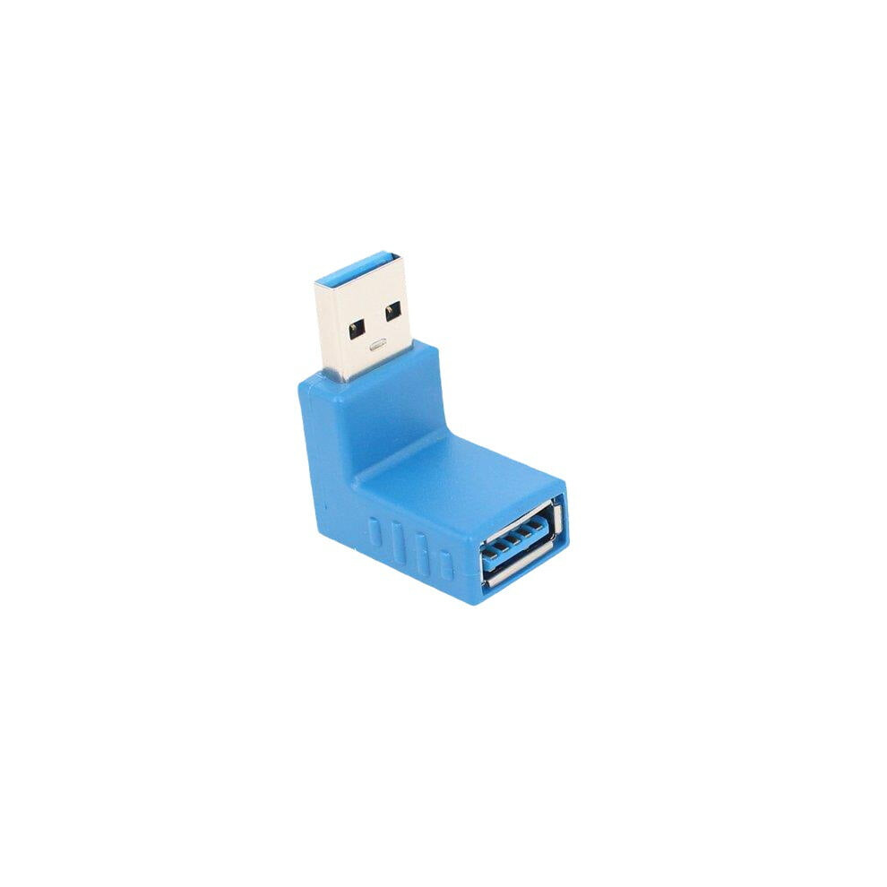 Usb 3.0 90-Degree Male To Female Adapter 9341593905657