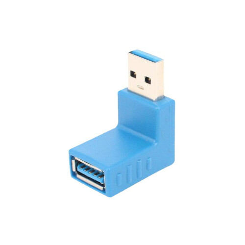 Προσαρμογέας USB3.0 αρσενικού σε θηλυκό 90 μοιρών (AM/AF) - Μετατροπέας/επέκταση υψηλής 1