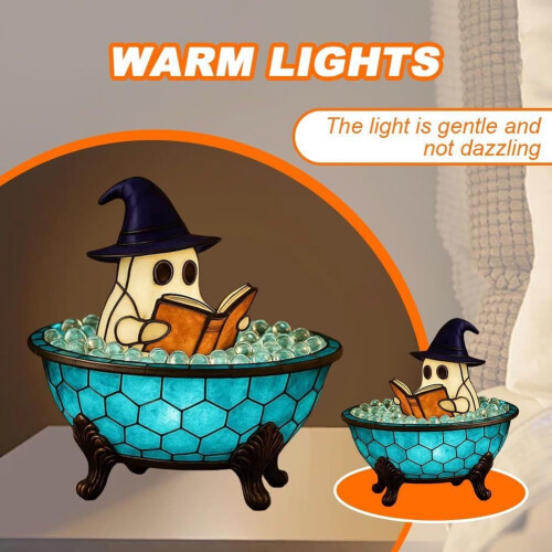 Φωτιστικό νυκτός Halloween3D Ghost Light LED Book Lamp 1Pack 2