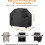 Capa para churrasqueira de 58 polegadas, impermeável e resistente, para churrasqueiras a gás de 3 a 5 queimadores, compatível com Nexgrill, 5