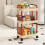 3-Tier Rolling Storage Cart with Lockable Wheels – Kitchen, Bathroom & Office Organizer 3