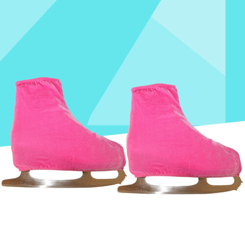 Ice Skate Shoe Covers - Fuzzy Protective Boot Covers, Pair 2
