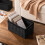 UBBCARE 3-Pack Wicker Baskets, 13.4L8.3H7.1W in, Foldable Rectangular Storage Baskets with Handle, Black – Compatible with Home Organization 5
