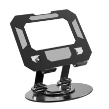 Suport reglabil pentru laptop pentru birou, suport metalic pliabil pentru laptop, suport portabil pentru laptop