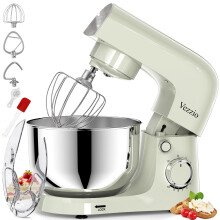 Vezzio Small Stand Mixer,4.5 liters Food Mixers for Baking,1500W 10-Speed Kitchen Cake Mixers,Electric Kitchen Mixers with Small form-factor, Easy to
