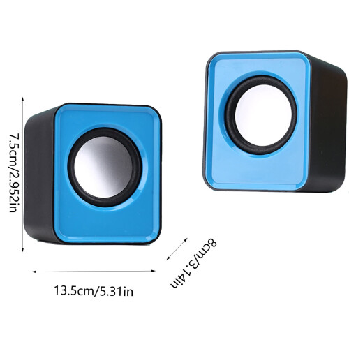 Mini USB Multimedia Speakers for Desktop/Laptop – Portable, Clear Audio, Wide Compatibility 1