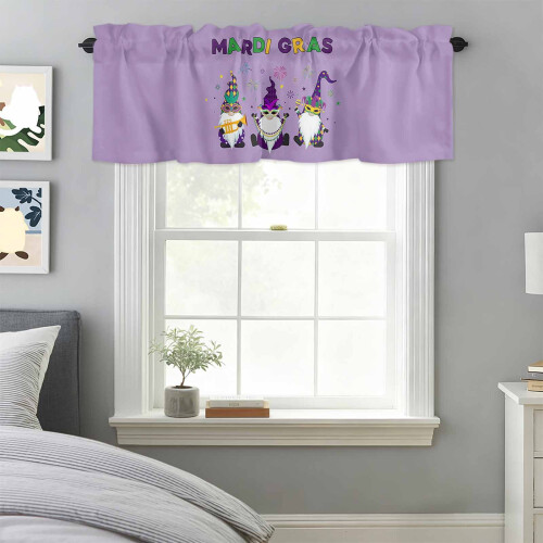 Gardin med tecknad dvärg, polyester, 137x43 cm 2