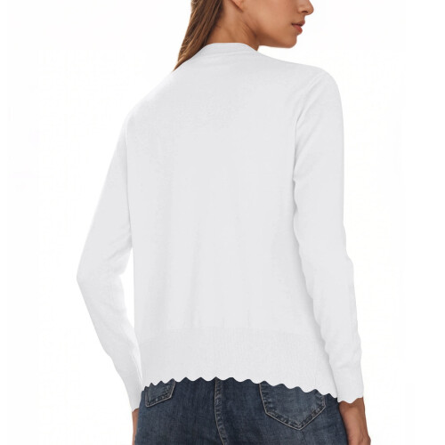 Cardigansweatere til kvinder Efterår Trendy Button Down Åben Front Letvægts Cardigans 2