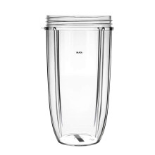 AidShunN Juicer Cups for NutriBullet Replacement Parts 600w 900W 18OZ 24OZ 32OZ Clear Mugs Blender Juicer Mixer-(32OZ)