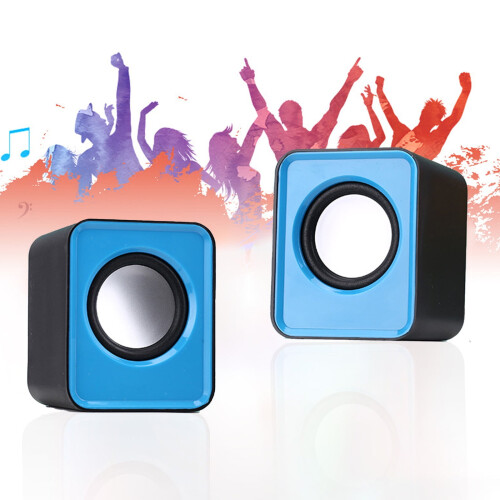 Mini USB Multimedia Speakers for Desktop/Laptop – Portable, Clear Audio, Wide Compatibility 2