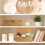 Handwoven Wicker Shelf Baskets with Lid, 12.6"x4.72", 3-Section Rectangular Storage Organizer – Compatible with Standard Shelves 3