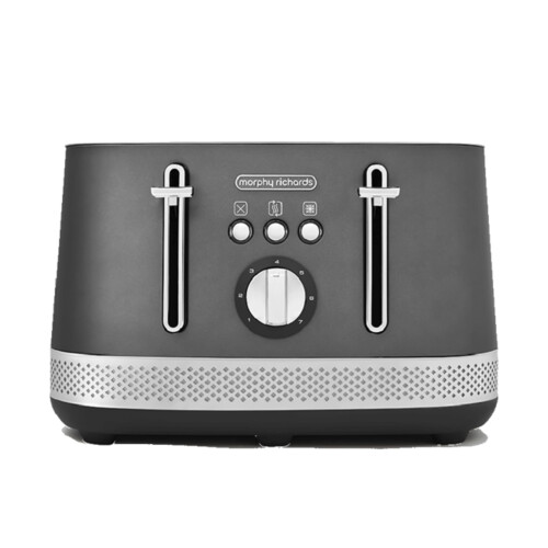 Morphy Richards Morphy Richards Illumination 4 Slice Toaster, 7 Toast Settings, Browning Controls, Variable Width Slots, Auto Pop-up, Removeable Crumb Tray, Cord